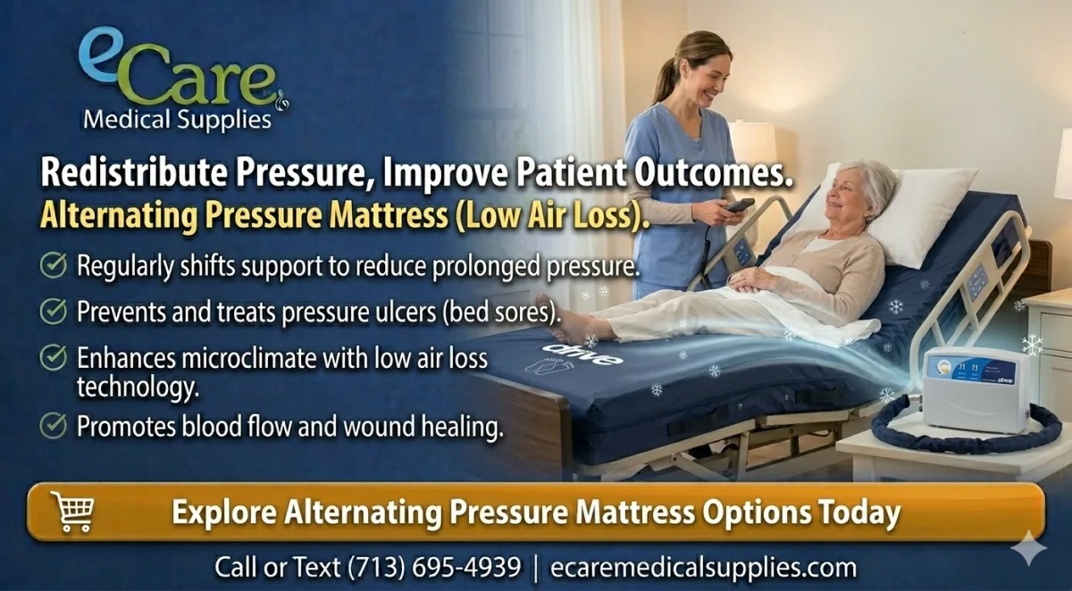 Redistribute Pressure, Prevent Ulcers & Boost Comfort - Buy or Rent an Alternating Pressure Mattress