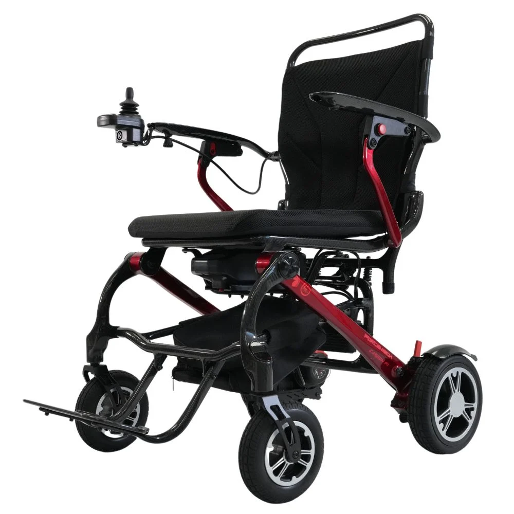 f1 full carbon fiber light electric fold flat wheelchair only 33 lbs weight — photo 4 of 6