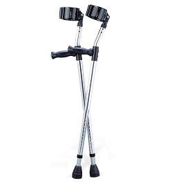 adult forearm crutches pair 300 lbs capacity