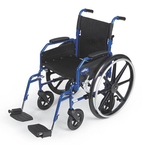 18 inches wide hybrid 2 transport chair and wheelchair 300 lbs cap — photo 2 of 3