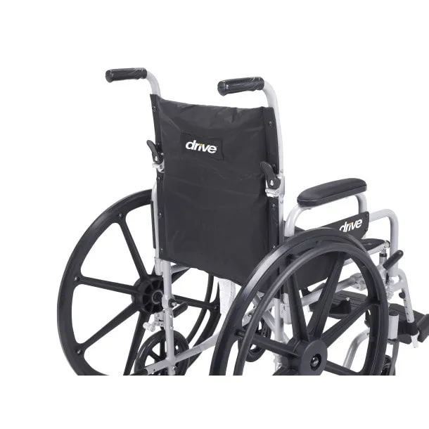 18 inches wide 2 in 1 flyweight transport and lightweight wheelchair combo weights 34 lbs — photo 5 of 6