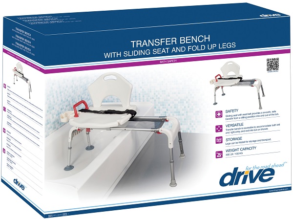 Sliding, Foldable & Adjustable Transfer Bench-300 Lbs Cap. in Houston TX by Drive Medical — photo 6 of 6 Sliding, Foldable & Adjustable Transfer Bench-300 Lbs Cap. in Houston TX by Drive Medical — photo 6 of 6