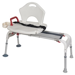 Sliding, Foldable & Adjustable Transfer Bench-300 Lbs Cap. in Houston TX by Drive Medical Sliding, Foldable & Adjustable Transfer Bench-300 Lbs Cap. in Houston TX by Drive Medical