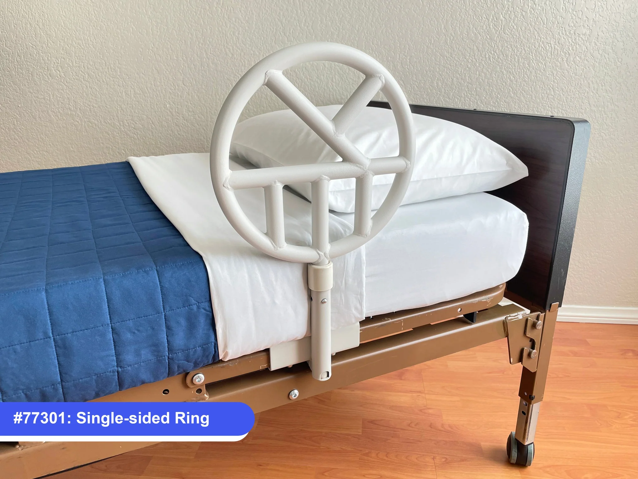 single ring halo safety ring bed rails kit for hospital beds — photo 2 of 5