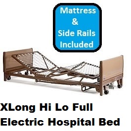 Invacare 5410LOW XL Full Electric Hi Low Extra Long Hospital Bed Package 84 XL Frame — Frame Mattress and Three Position Rails Included in Houston TX by Invacare — photo 2 of 5