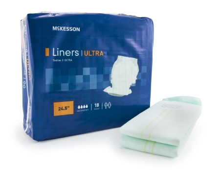 incontinence liner 245 inches heavy absorbency disposable cs72 count — photo 2 of 2
