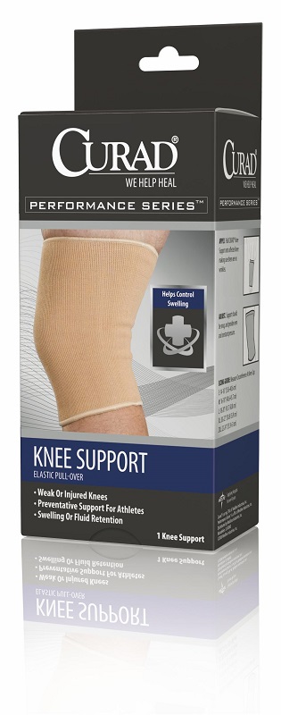 curad small knee support pull over elastic knee support — photo 2 of 2
